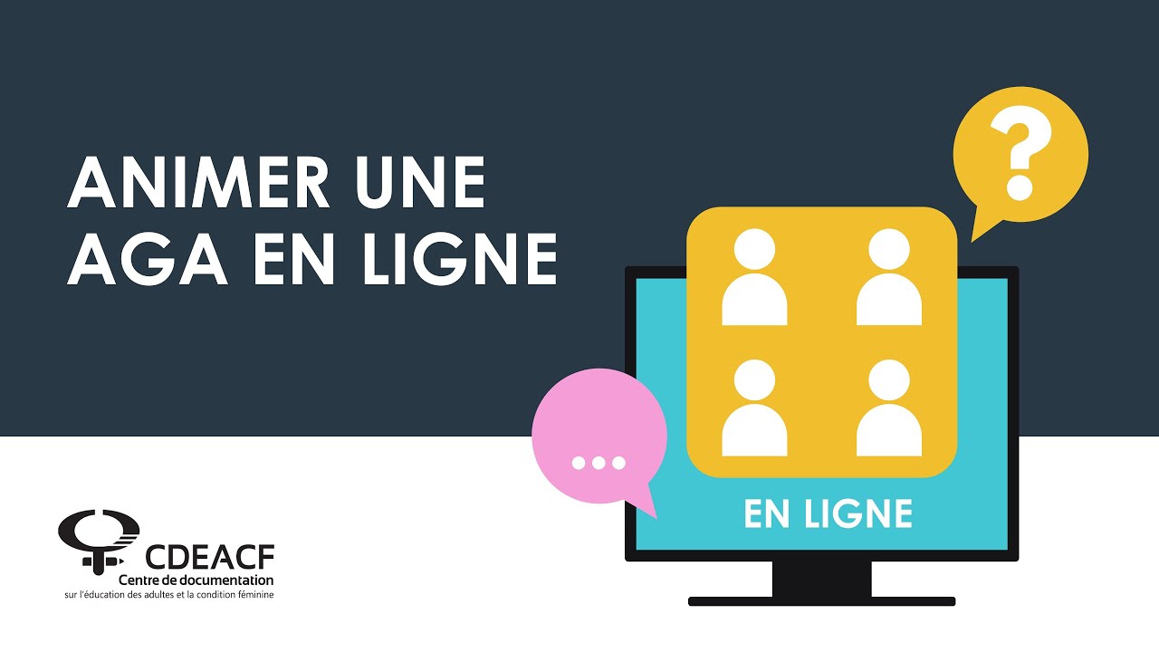 Organiser et animer une AGA en ligne