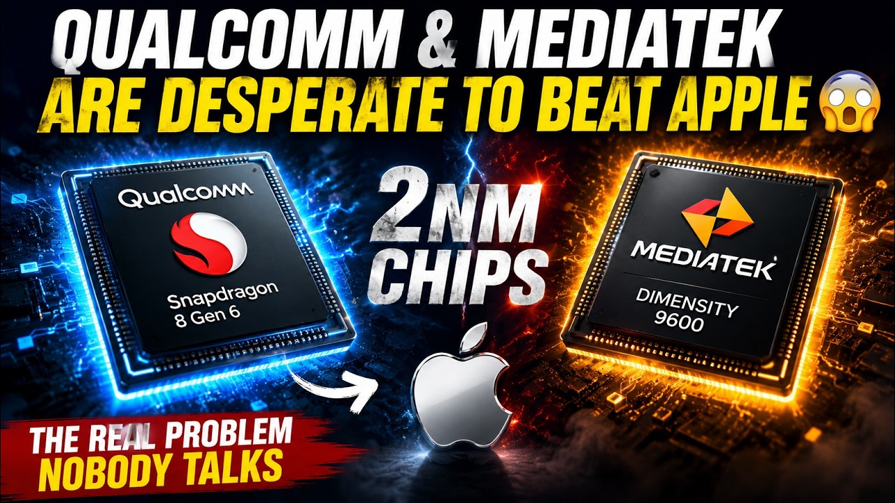Qualcomm & MediaTek Are Desperate To Beat Apple 😳 2nm Chips | The Real Problem Nobody Talks