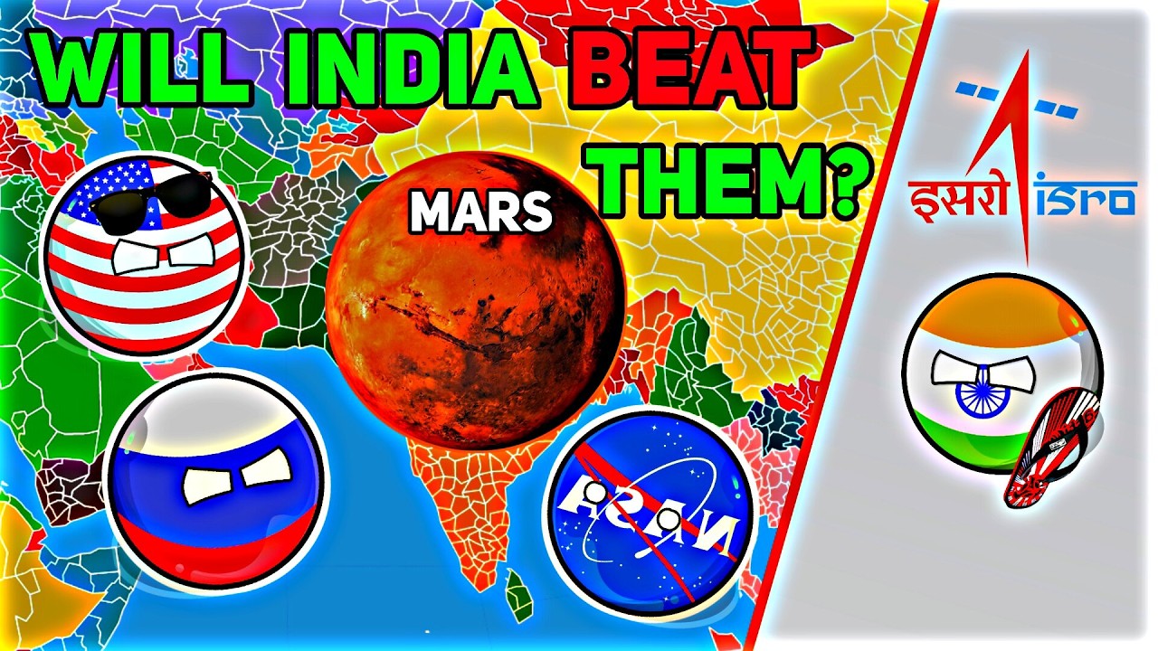 [INDIA THROWS CHAPPAL TO MARS]🚀☄️😂 In Nutshell || FORGET ROCKETS! CHAPPAL IS BETTER🤣🫡☠️ #countryball