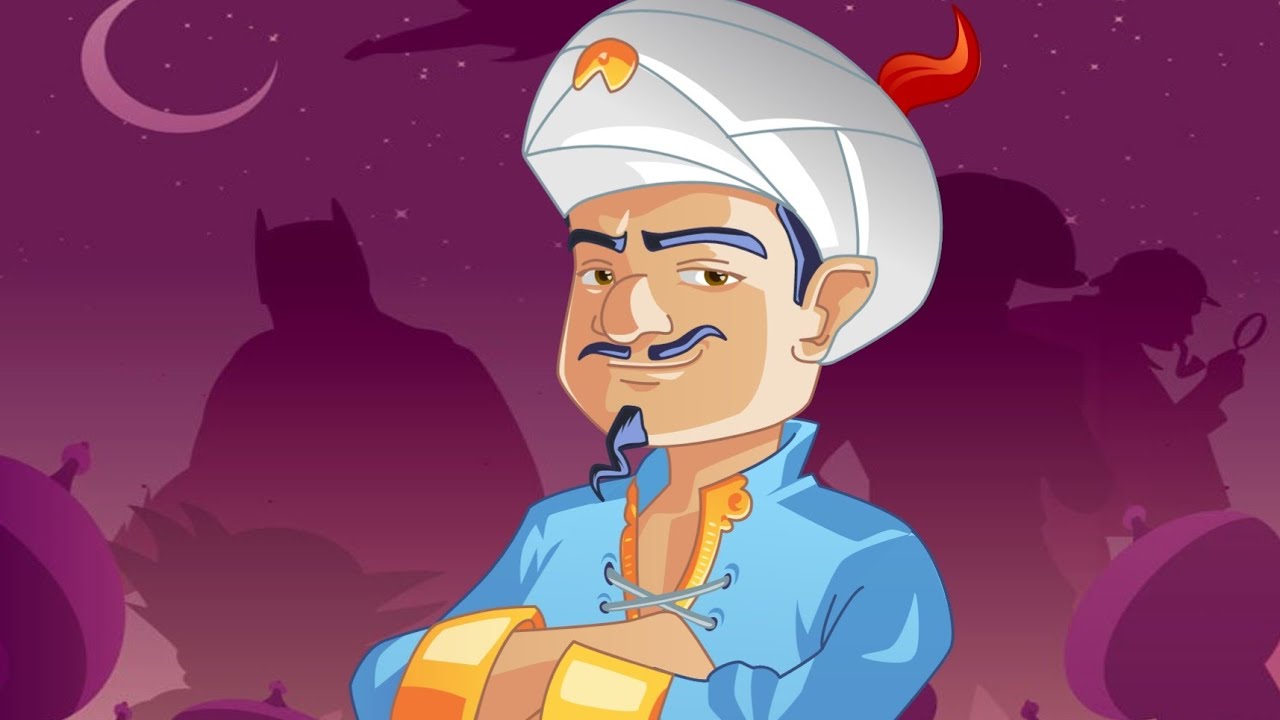 Playing akinator and letting him guess the characters in animal hospital!