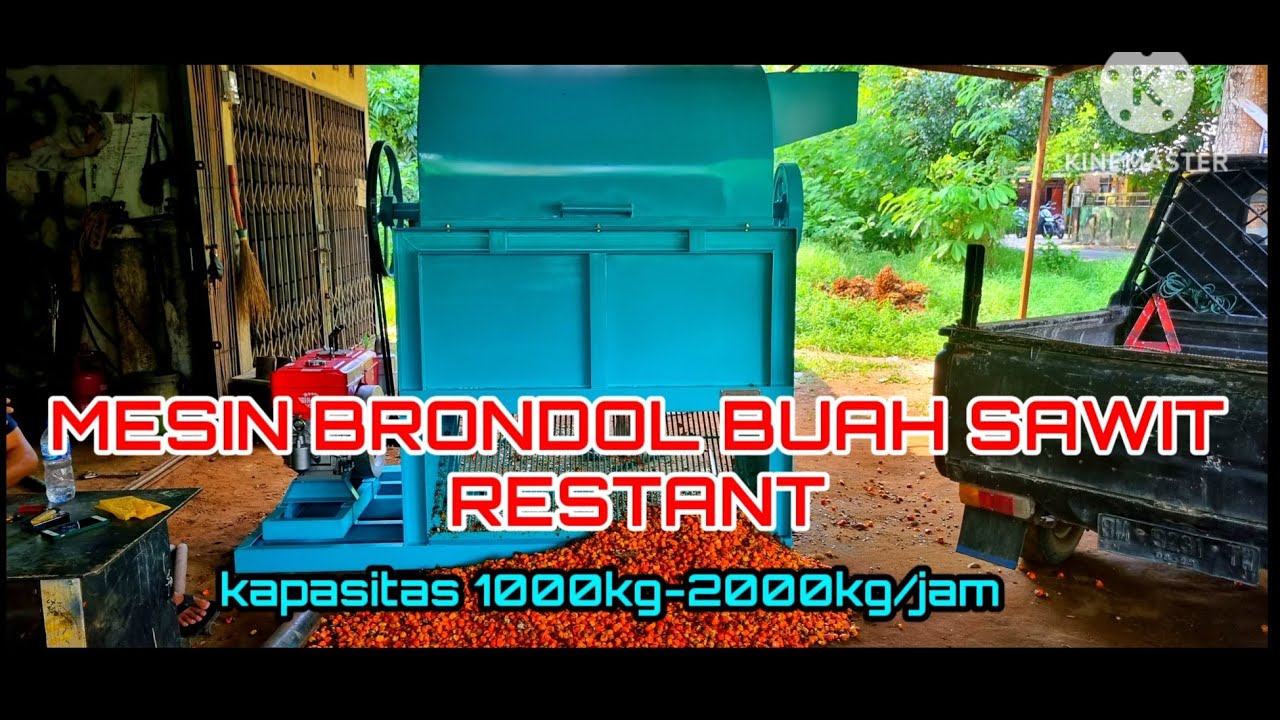 PALM THRESHING MACHINE #mesinbrondol #brondolan #sawit