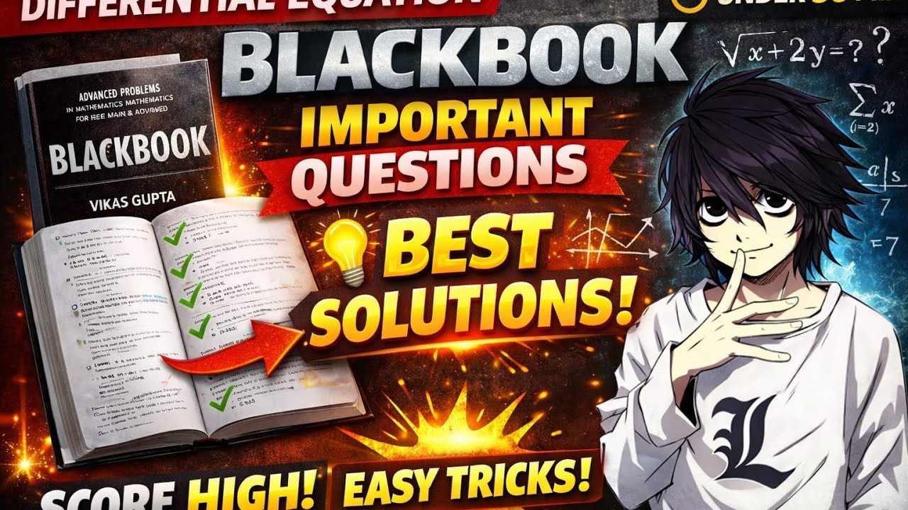 Blackbook  ONLY imp ques 【Differential equation】