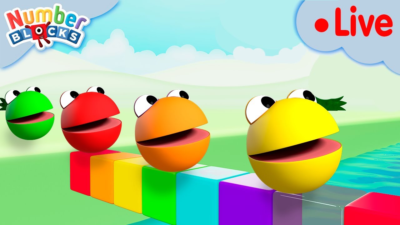 Back to School - Pattern palace Adventure! 📖 Numberblocks LIVE 🔴 | 24/7 Fun Maths