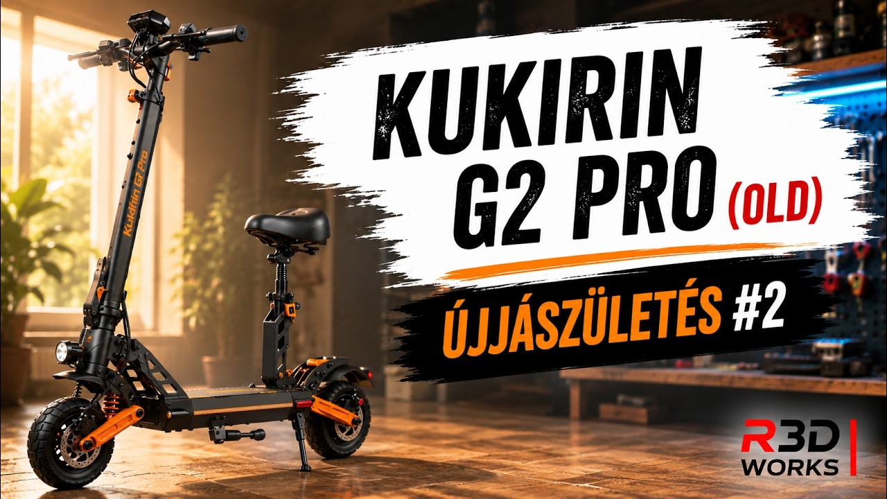 Kukirin G2 Pro (old) Újjászületés 2. #kukirin #g2pro #scooter #repairing