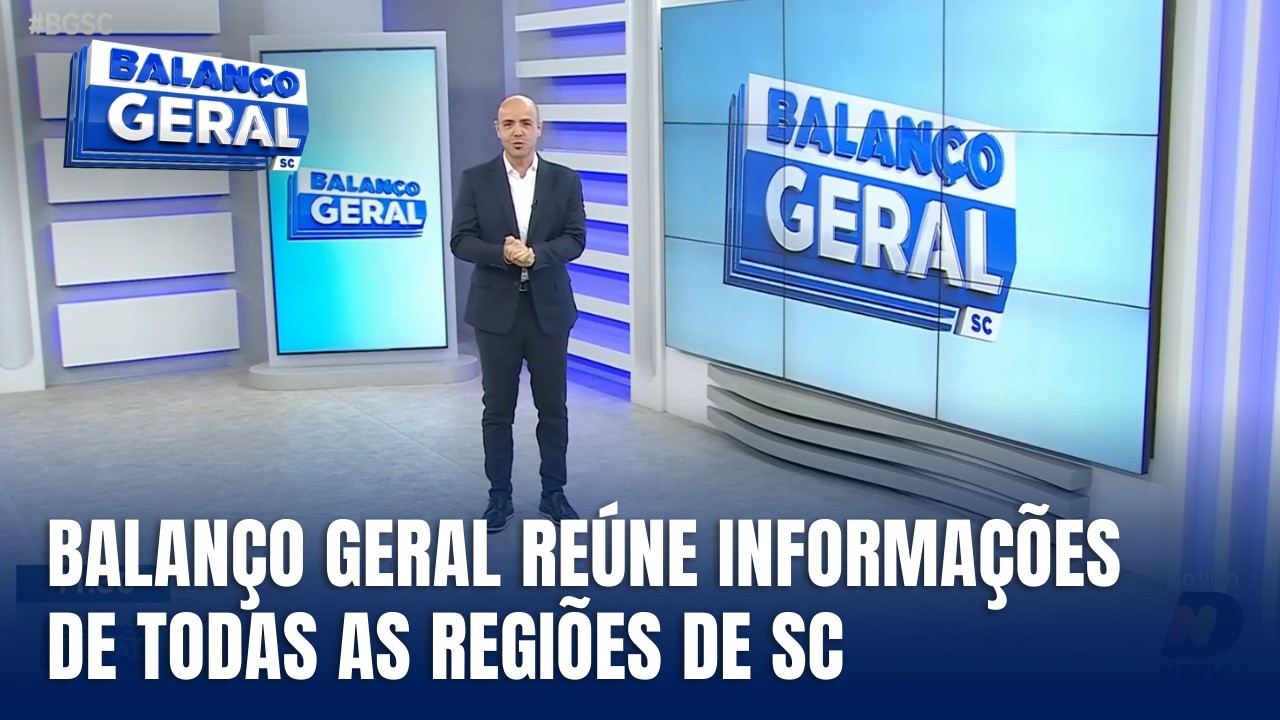 Balanço Geral SC traz notícias e destaques de todo o estado
