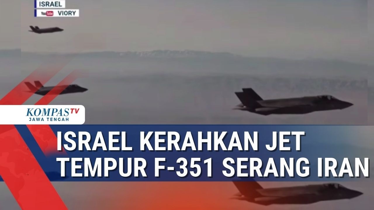Israel Kerahkan Jet Tempur F-351 Serang Iran
