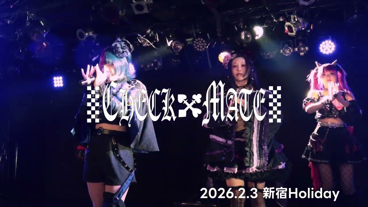 CHECKMATE 2026.2.3 新宿ホリデー＜2.17生誕祭＞  #アイドル #ライブ #チェックメイト　#ちぇくめ #checkmate