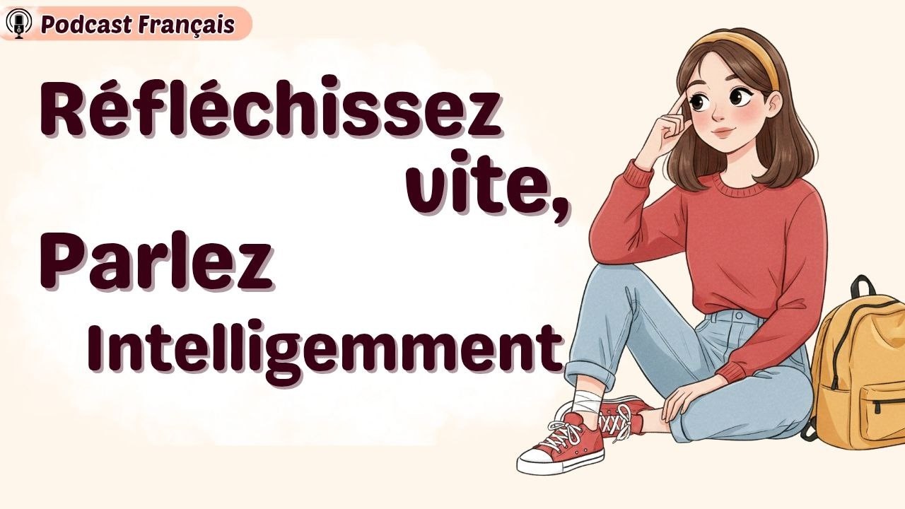 Podcast en français | Penser vite et parler naturellement en français (A2–B1)