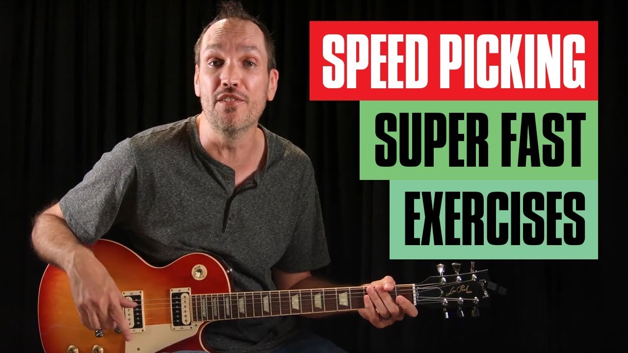Intense Speed Picking Exercises for Guitar | Guitar Tricks