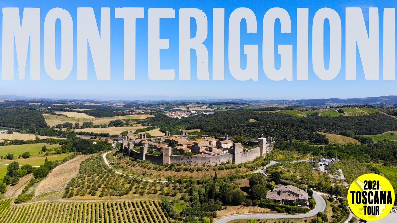 MONTERIGGIONI - il piccolo borgo medievale e i suoi camminamenti di ronda - cosa vedere e fare!