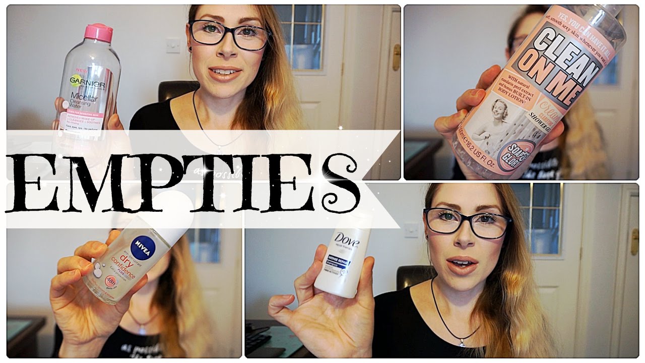 Empties / September 2016