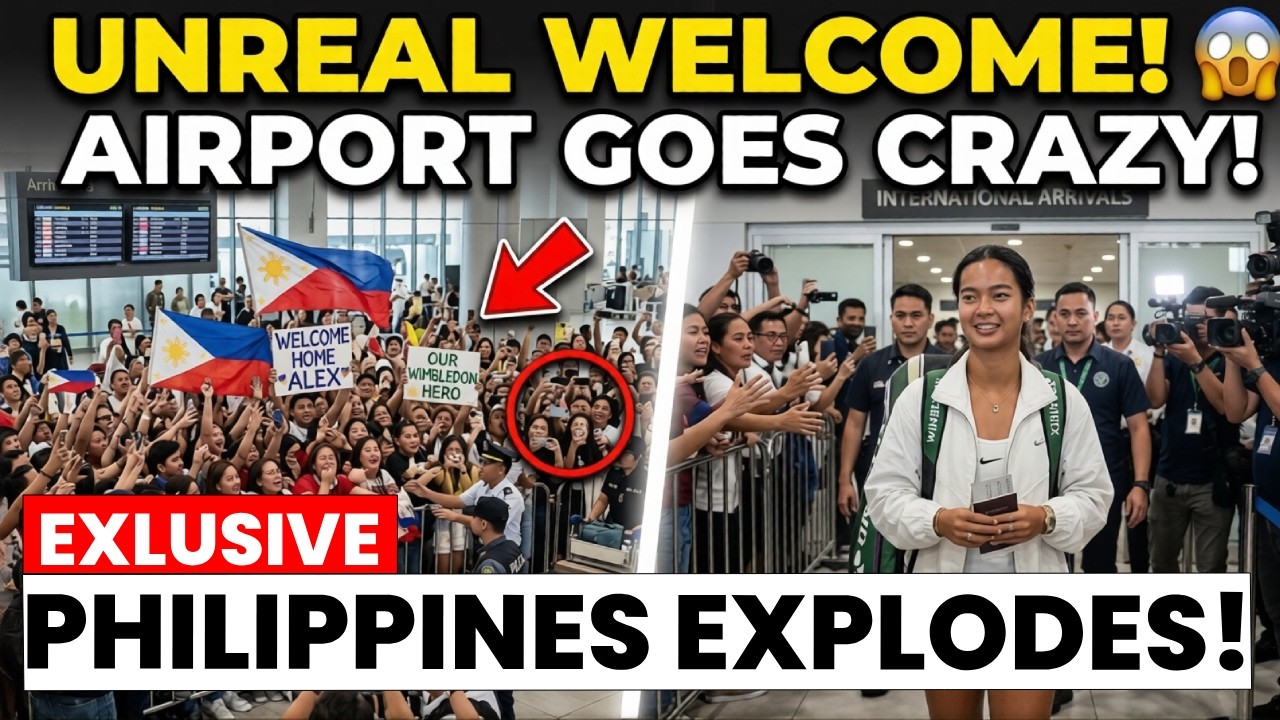 PHILIPPINES STOPS! Alex Eala's Emotional Airport Arrival Leaves Thousands in Tears! 🇵🇭