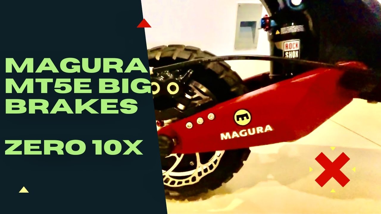 Zero 10x scooter Magura MT5e hydraulic brakes & 160mm rotors