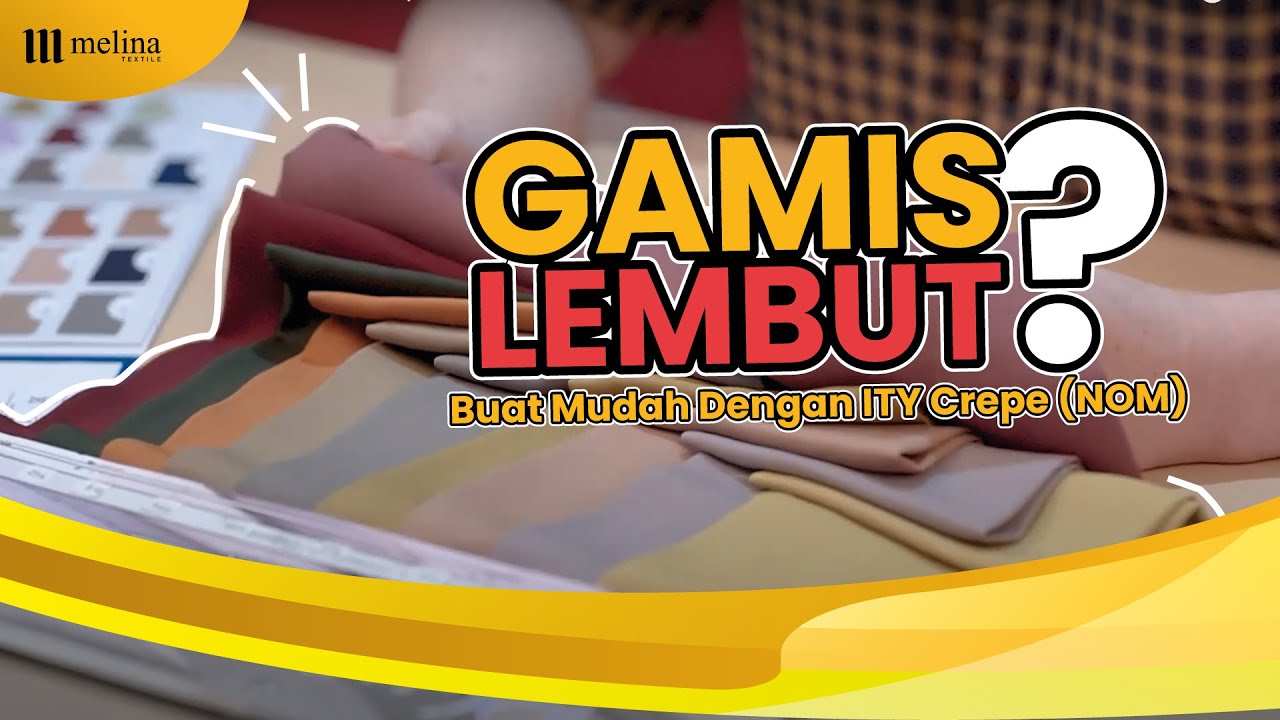 REVIEW JENIS KAIN ITY CREPE NOM | SEBAGUS APA KAIN NOM ??