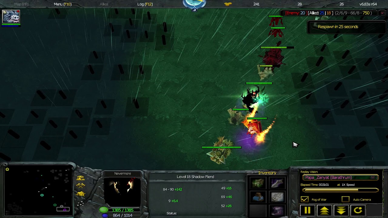 Dota 1 - Nevermore Eul's tricked