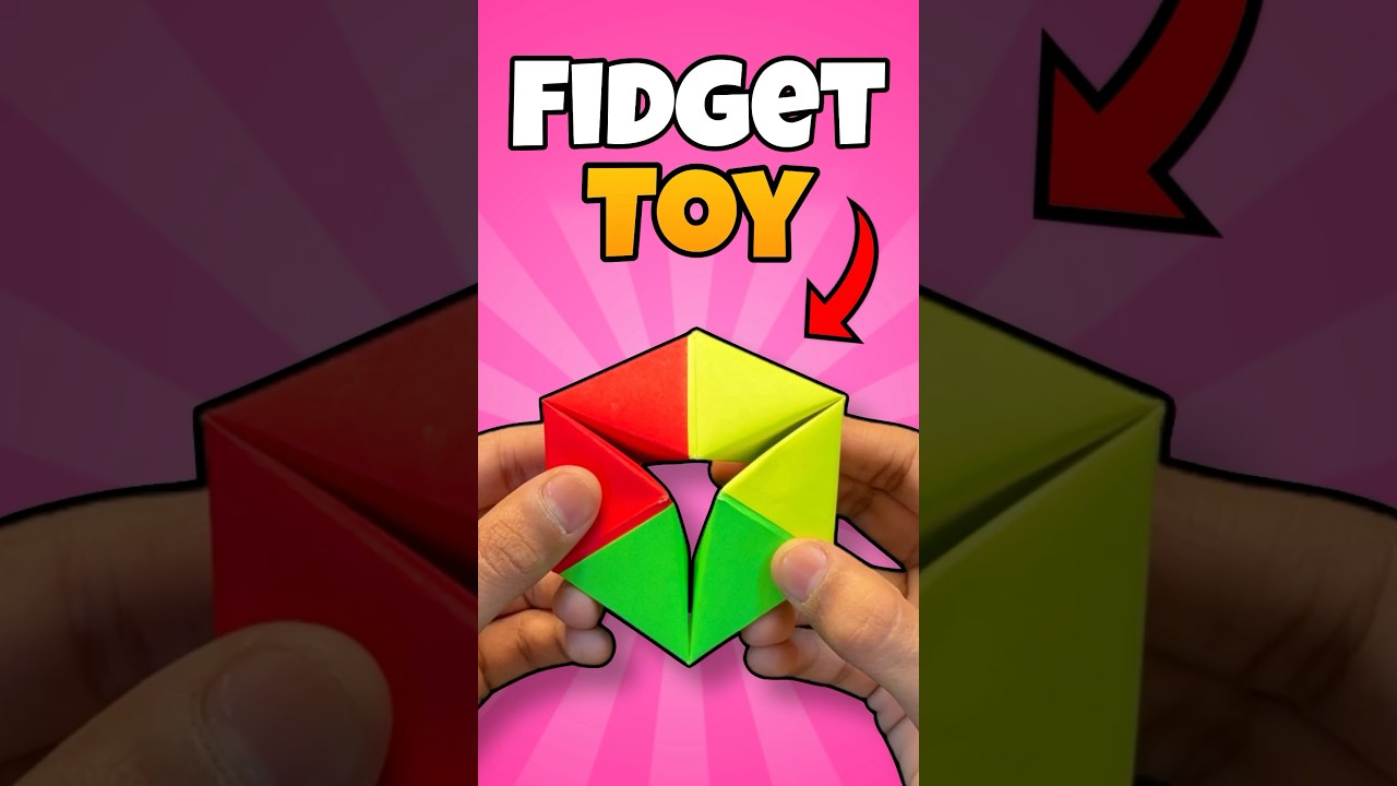 Make Diy Paper Fidget Toy 🤩#shorts