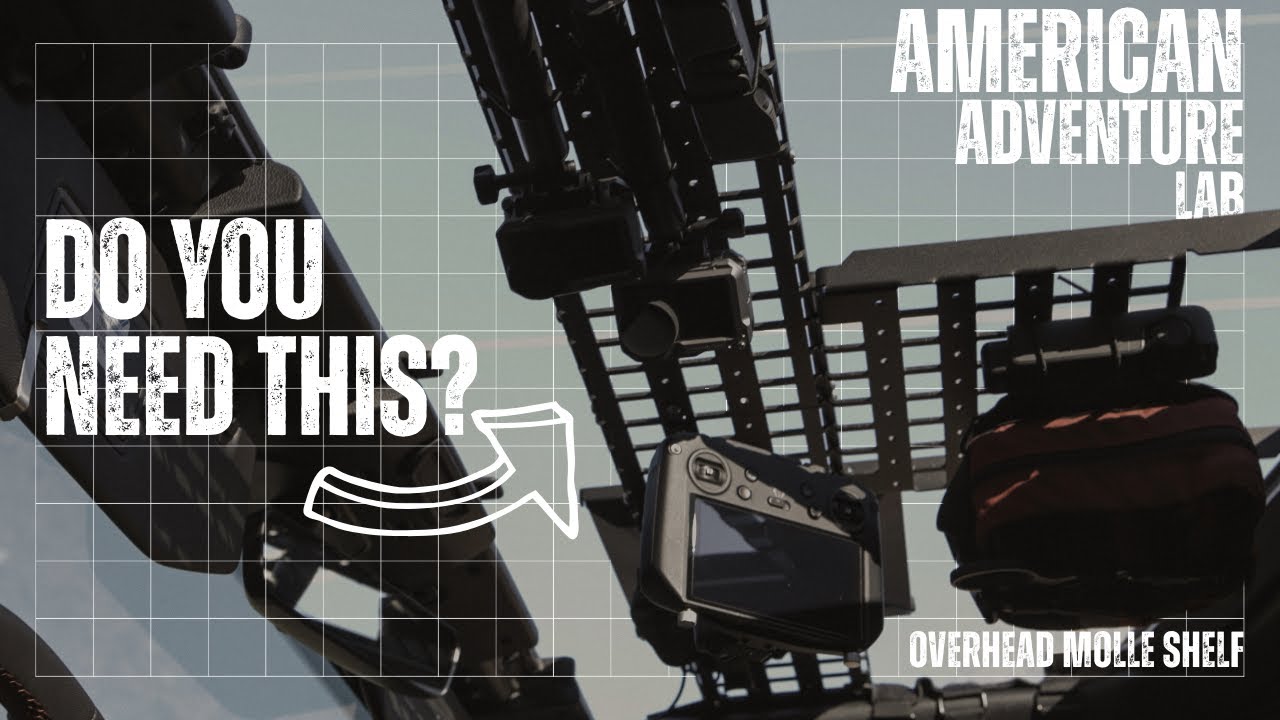 American Adventure Lab Overhead MOLLE Shelf for the Jeep JT Gladiator or JL Wrangler Overview