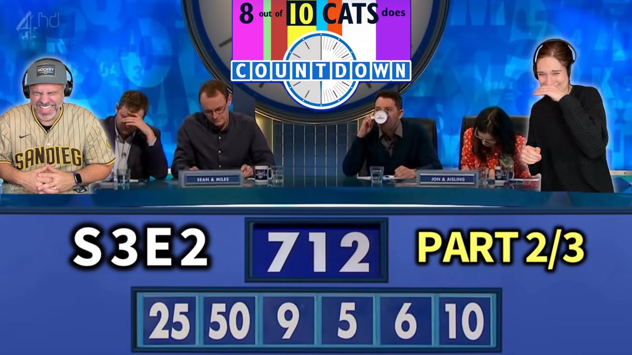 8 Out of 10 Cats Does Countdown - S3 E2 REACTION Part 2/3