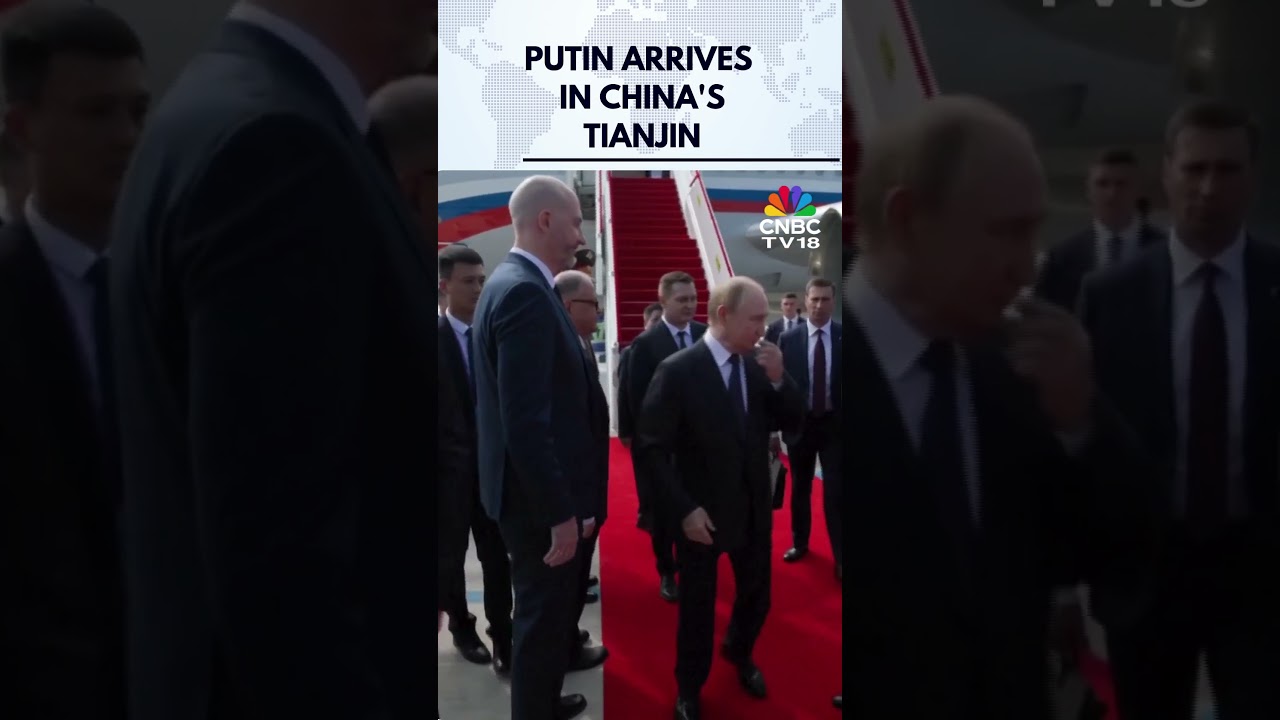 Russian President Putin Arrives in China's Tianjin Ahead of SCO Summit | Xi Jinping | N18G
