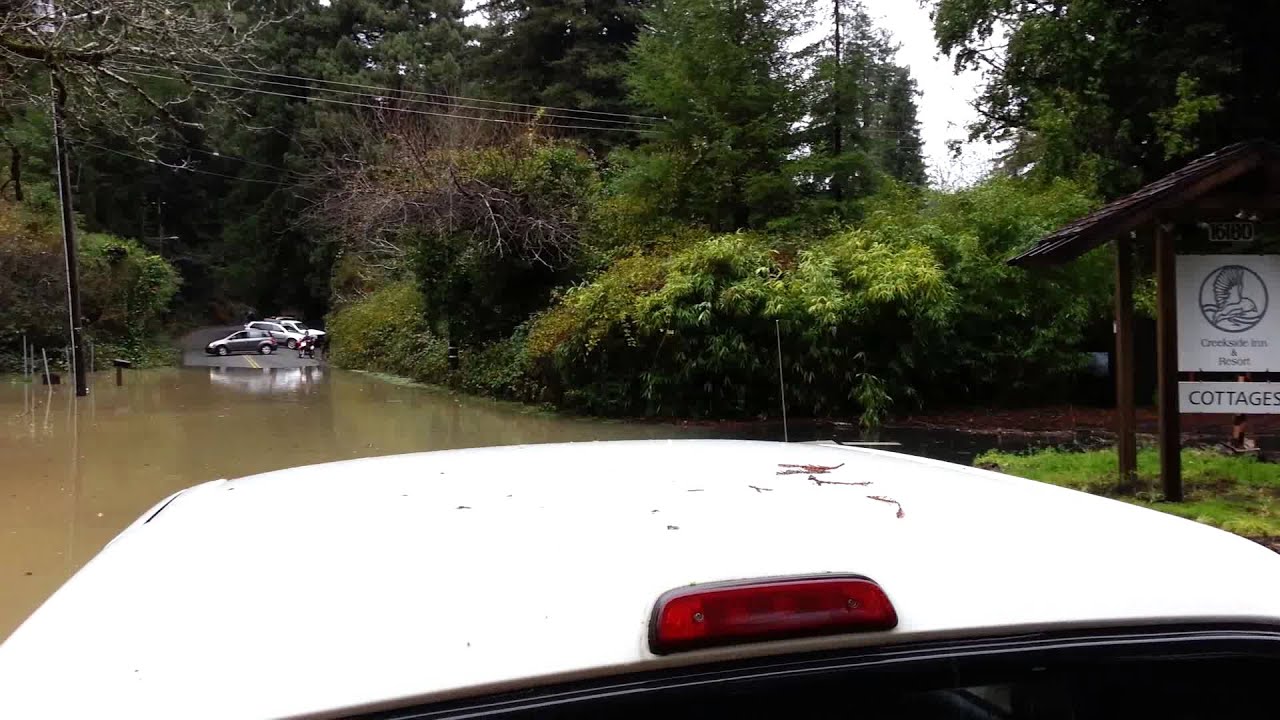 Flooding on Neeley Road in Guerneville 12/12/14