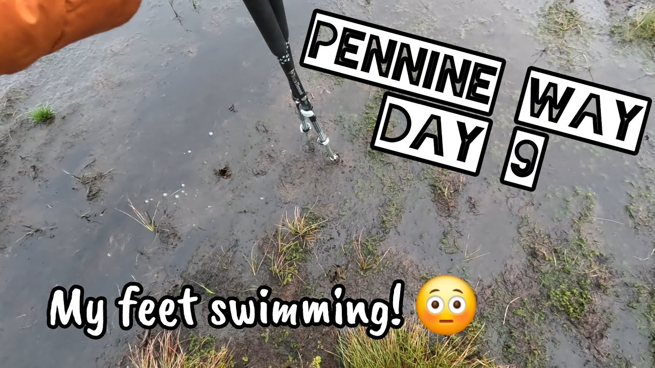 Day 9. Pennine Way. Sleightholme Moor. The Boggiest Muddiest Moor on Pennine Way