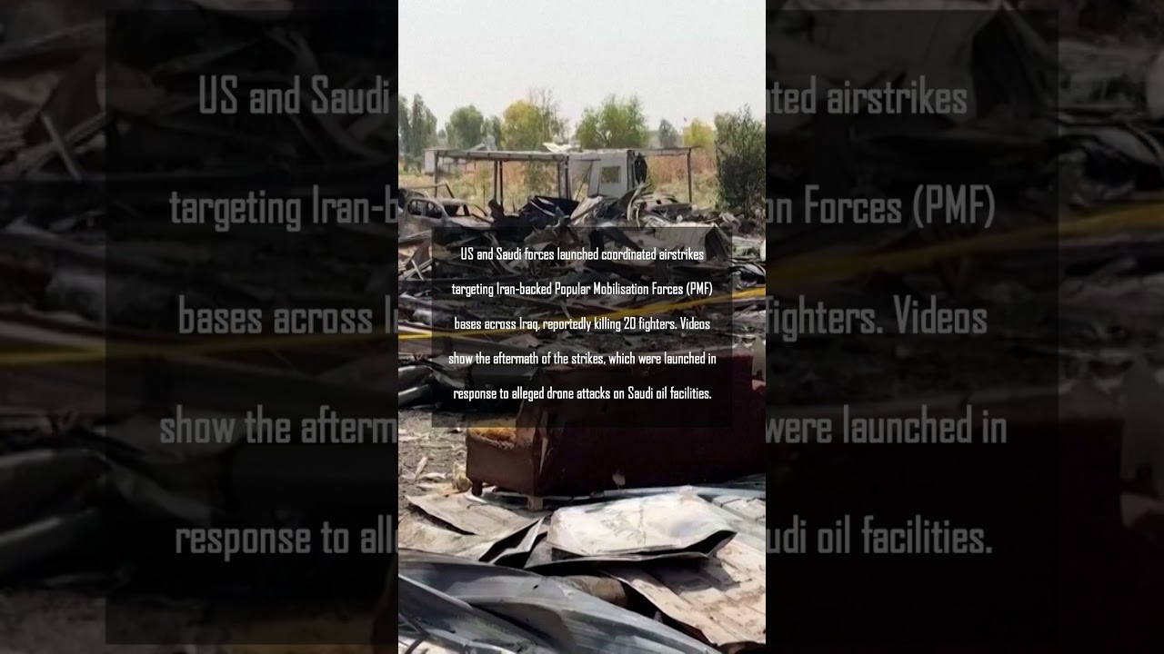 US and Saudi forces launched coordinated airstrikes targeting Iran-backed Popular Mobilisation