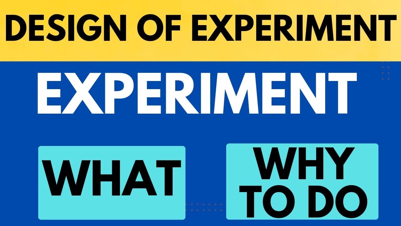 Design of experiment | doe |  Difference between survey  and experiment  in statistics | statistics