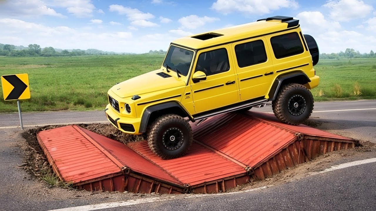 Cars vs Upside Down Speed Bump Challenge #1 | BeamNG.drive Crash Test Madness!