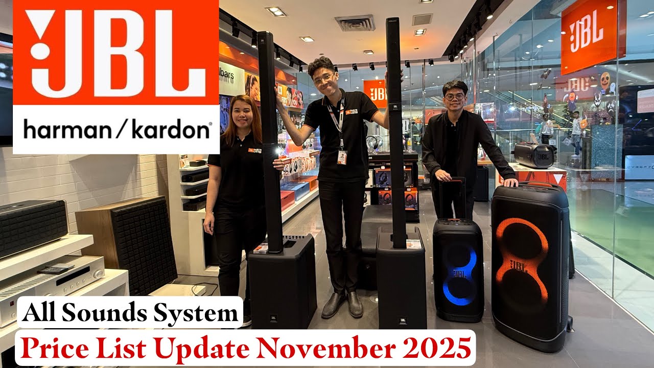 JBL Harman/Kardon All Sounds System Price List Update November 2025