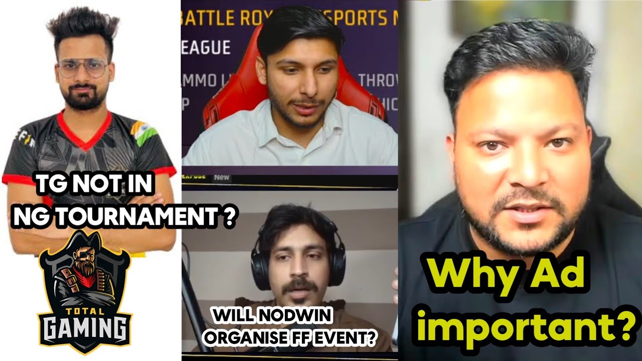 TG NOT IN COMMUNITY CUP ? WHY AD IMPORTANT? NEXT OPEN QUALIFIER TOURNAMENT? NODWIN ORGANISE FF EVENT