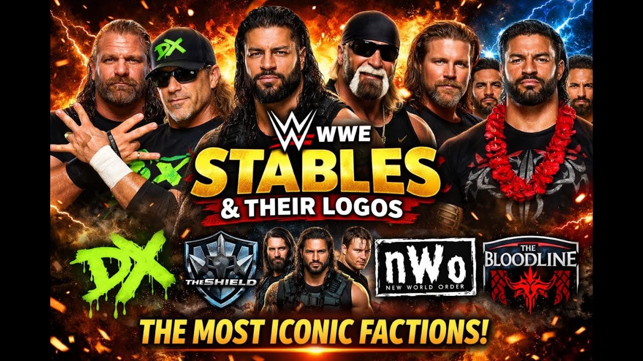 WWE Stables & Their Logos The Most Iconic Faction || ProWrestle KING