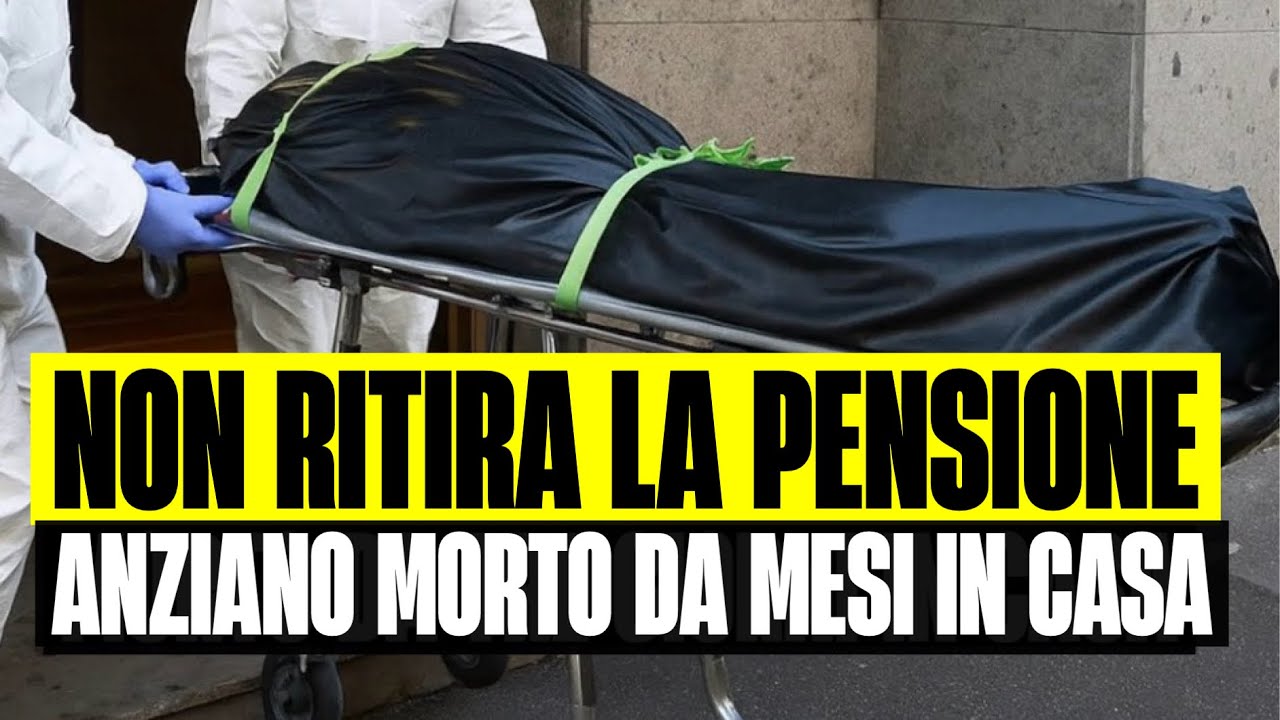 DRAMMA DELLA SOLITUDINE: NON RITIRA LA PENSIONE PER MESI. ANZIANO MORTO IN CASA DA MESI