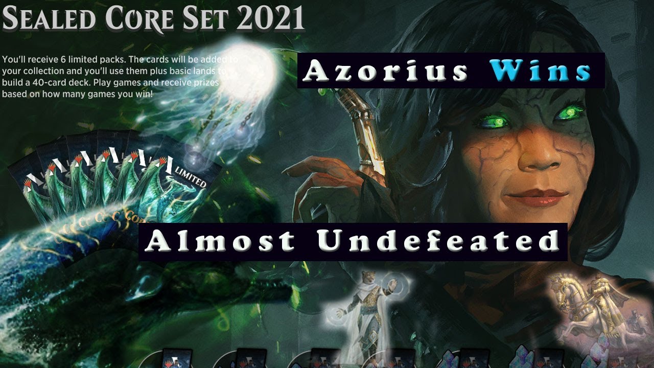 Core 2021 Sealed Deck - MTG - Arena - Magic the Gathering - Azorius - Almost Undefeated - Awesome