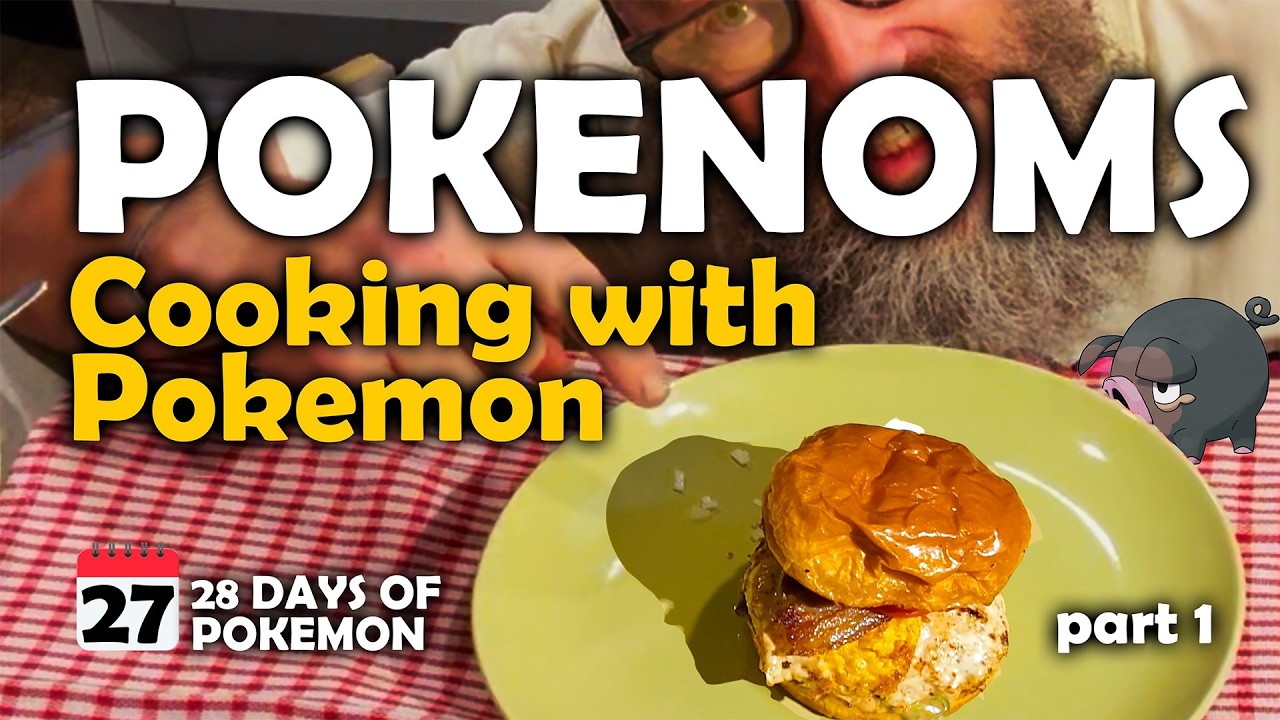 Day 27 – 28 Days of Pokemon | Tauros Burgers - Cooking With Your Pokemon