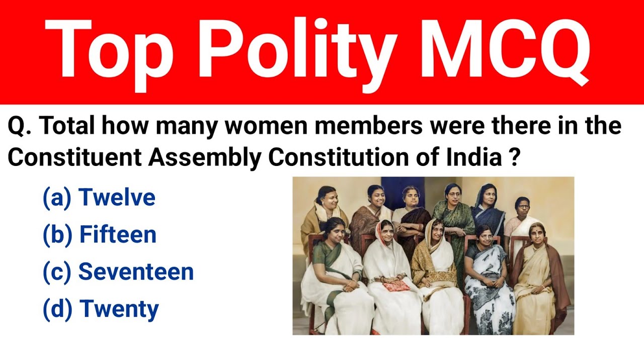 Indian Polity Important MCQ | Indian Polity and Constitution Important Questions | Important Polity 
