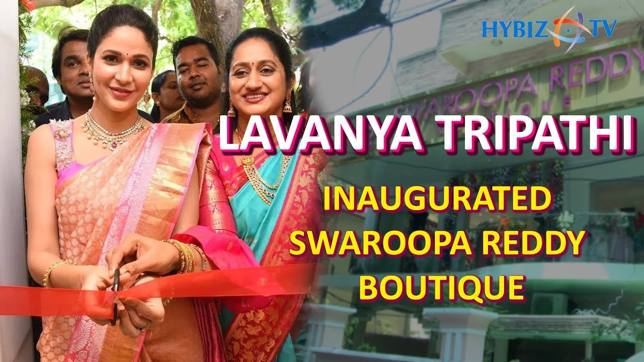 Actress Lavanya Tripathi Inaugurated Swaroopa Reddy Boutique in Banjara Hills
