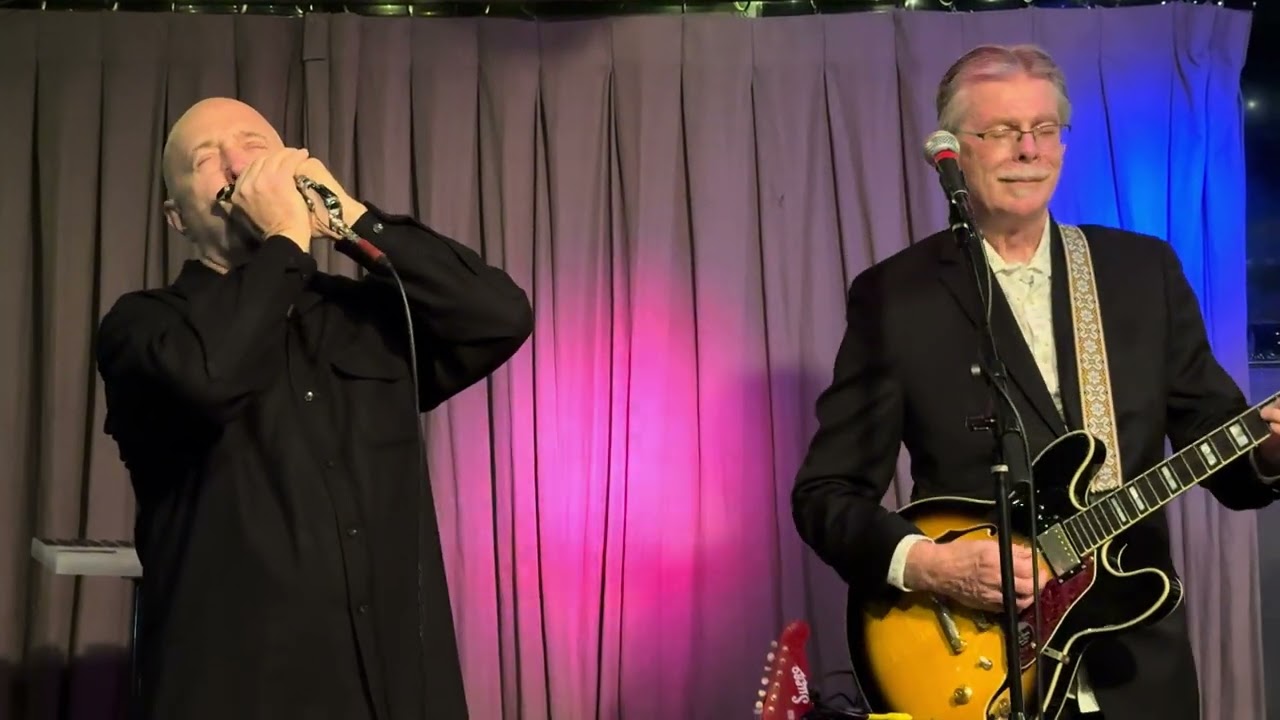 Chicago Blues legend Billy Flynn on guitar and Kim Wilson￼, Long Beach, CA 2025