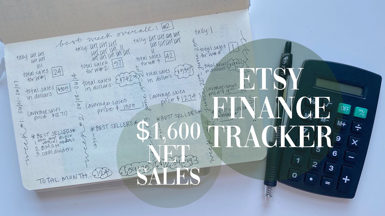 HOW I TRACK MY SMALL BUSINESS FINANCES | ETSY SHOP TRACKERS | NASHSWALLET