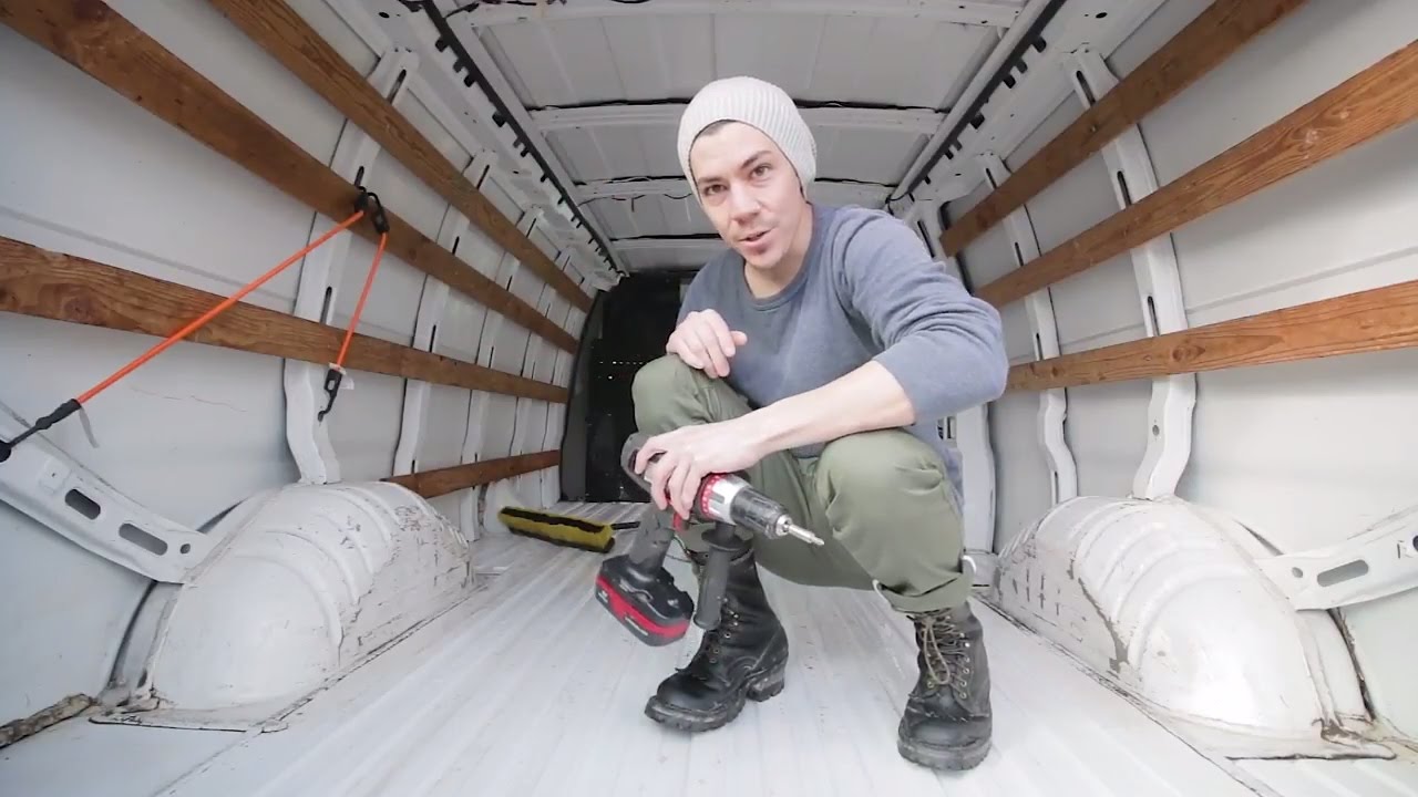 Prepping New Van for Custom Van Dwelling Build/Building The Ultimate Road Trip Machine