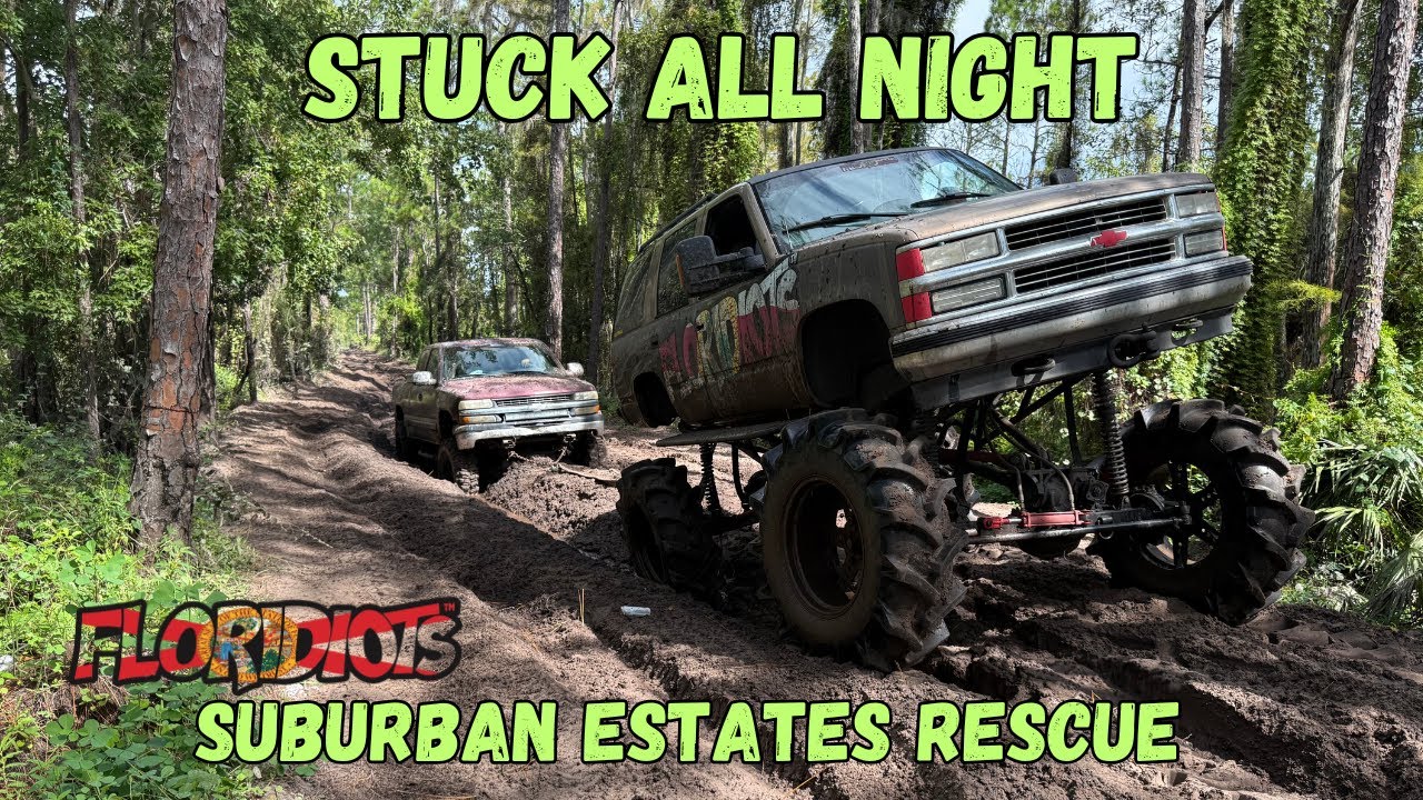 TRUCK STUCK ALL NIGHT! MEGA TRUCK RESCUE MISSION