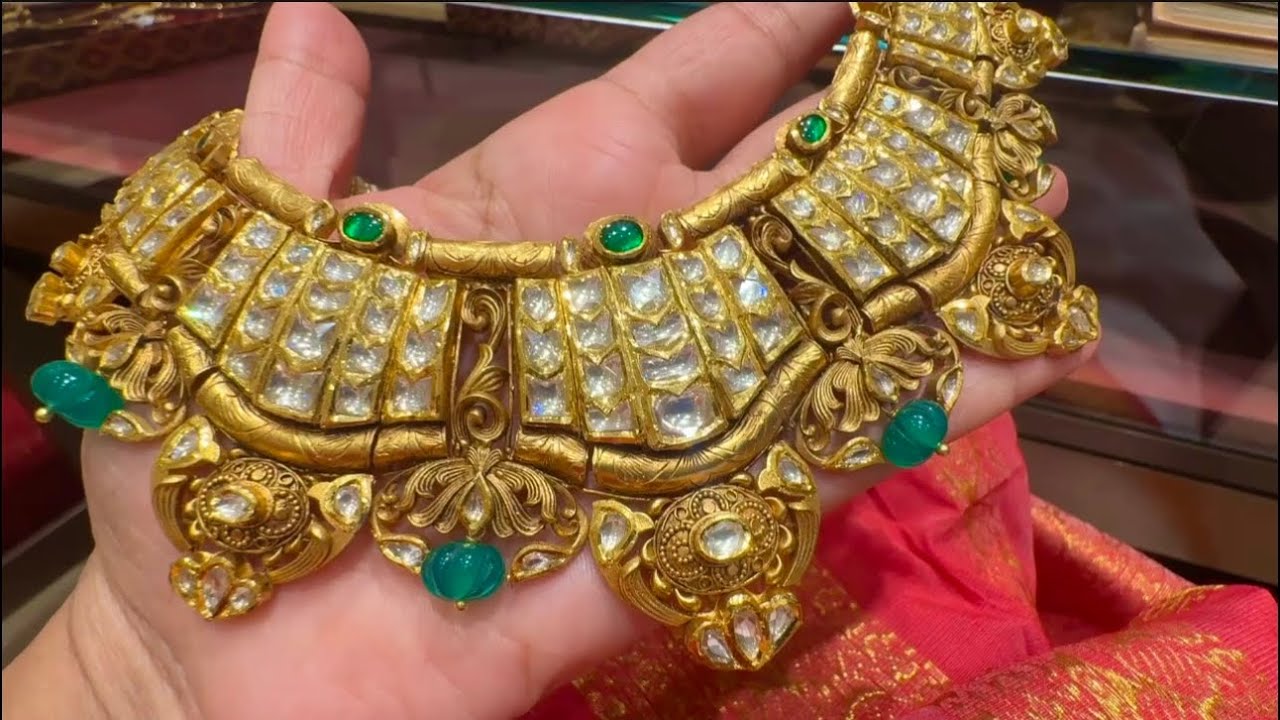 Tanishq New Nav Ranni Necklace Set/ Kundan Necklace Sets/2026 Gold Necklace Sets/Deeya/imdeeya