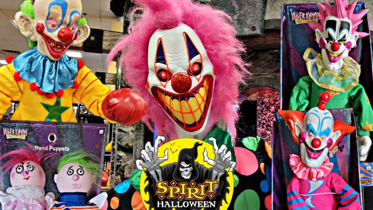 Killer Klowns from Outer Space Invade Spirit Halloween Store 2022 Insane Inventory!