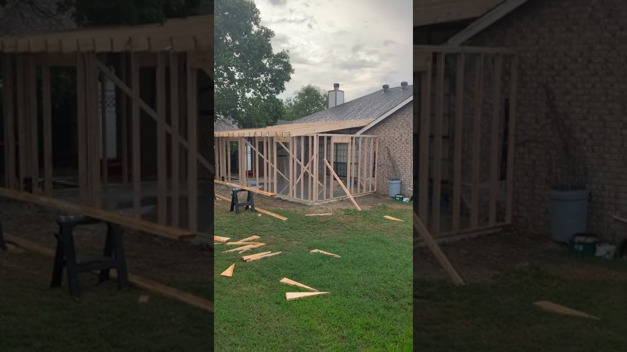 House addition to back of house about 400 sf