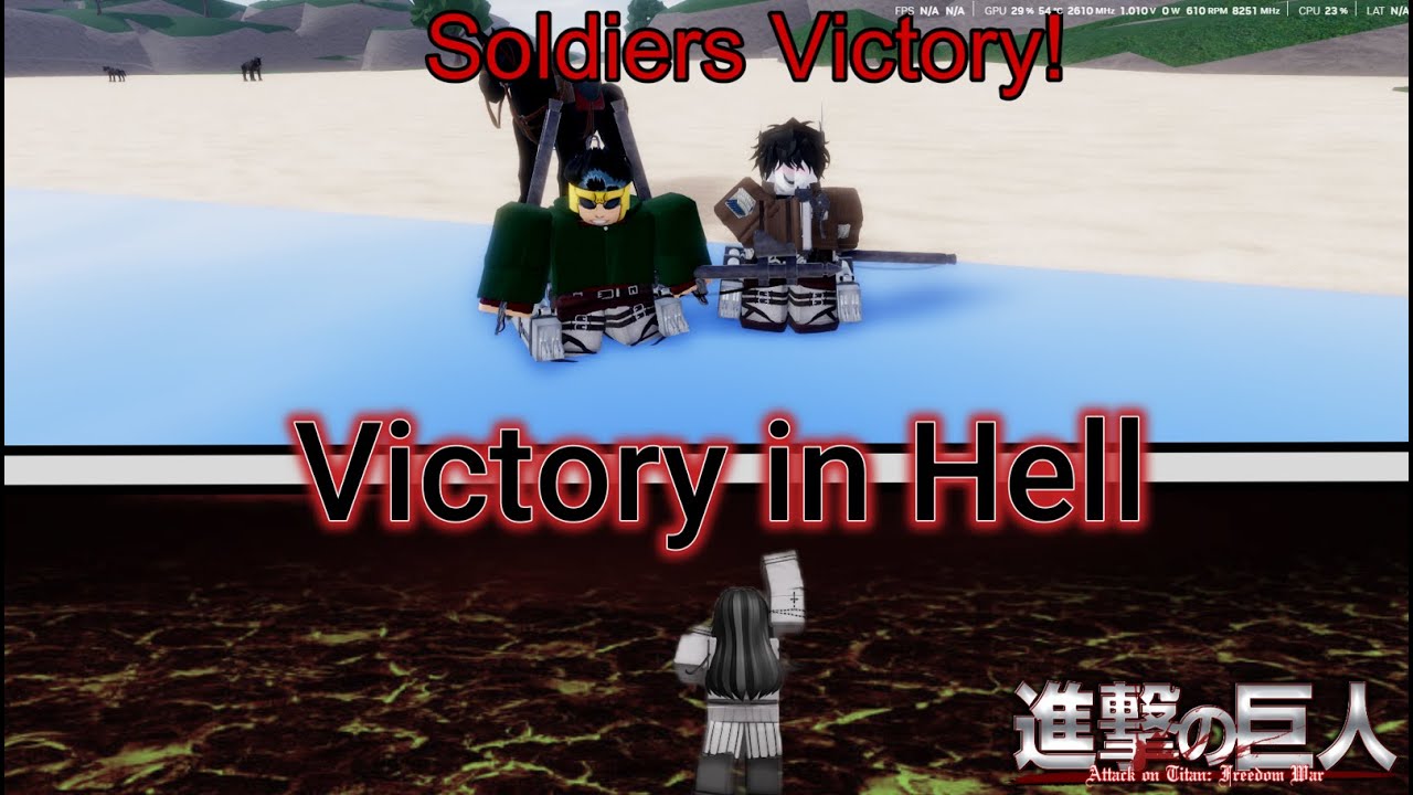 Victory In Hell Episode 1 Attack On Titan Freedom War (sorry lost stage 1-3 footage)