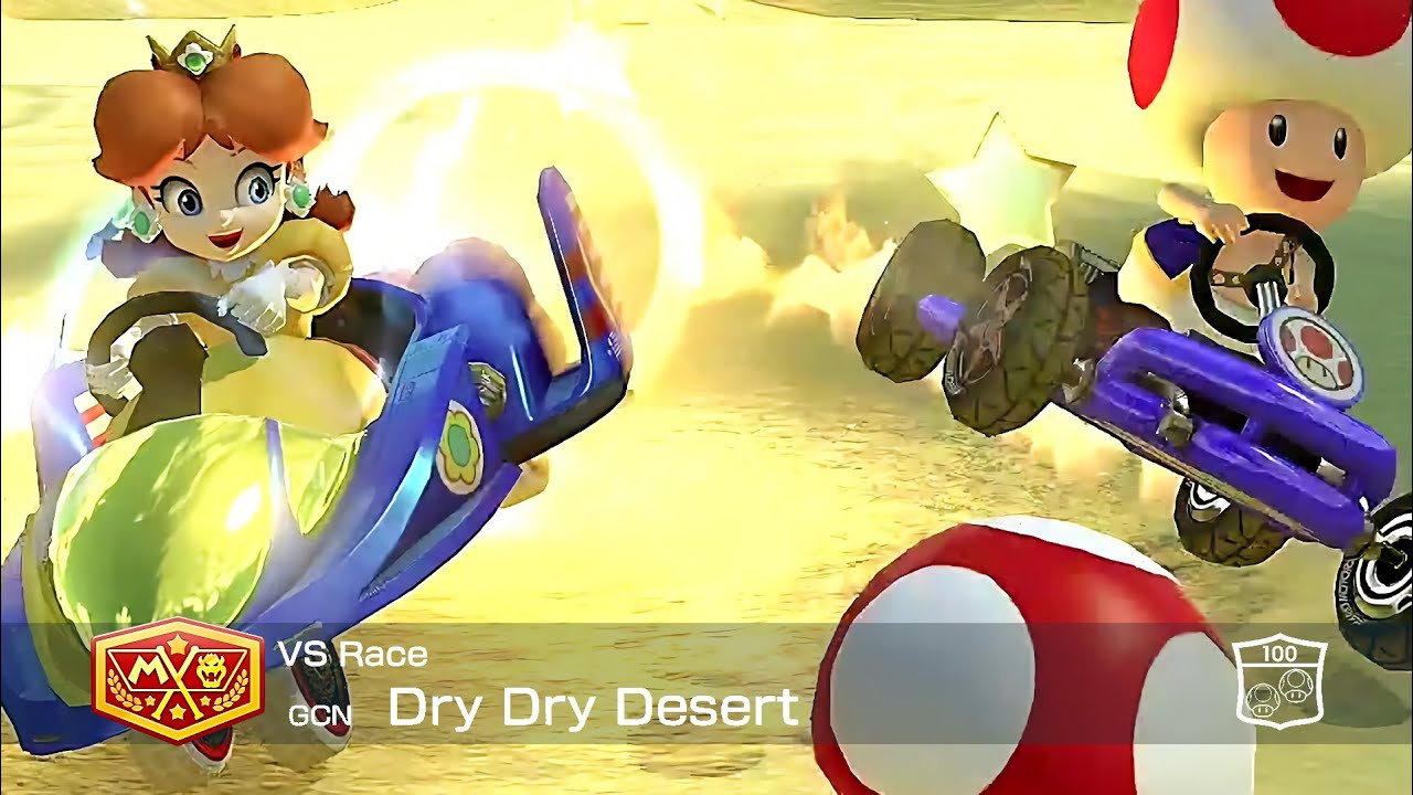 Mario Kart 8 Deluxe Daisy in Dry Dry Desert #120