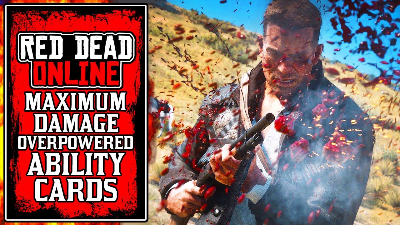 This Build Deals MAXIMUM DAMAGE.. The BEST Ability Cards in Red Dead Online (RDR2 Best Loadouts)