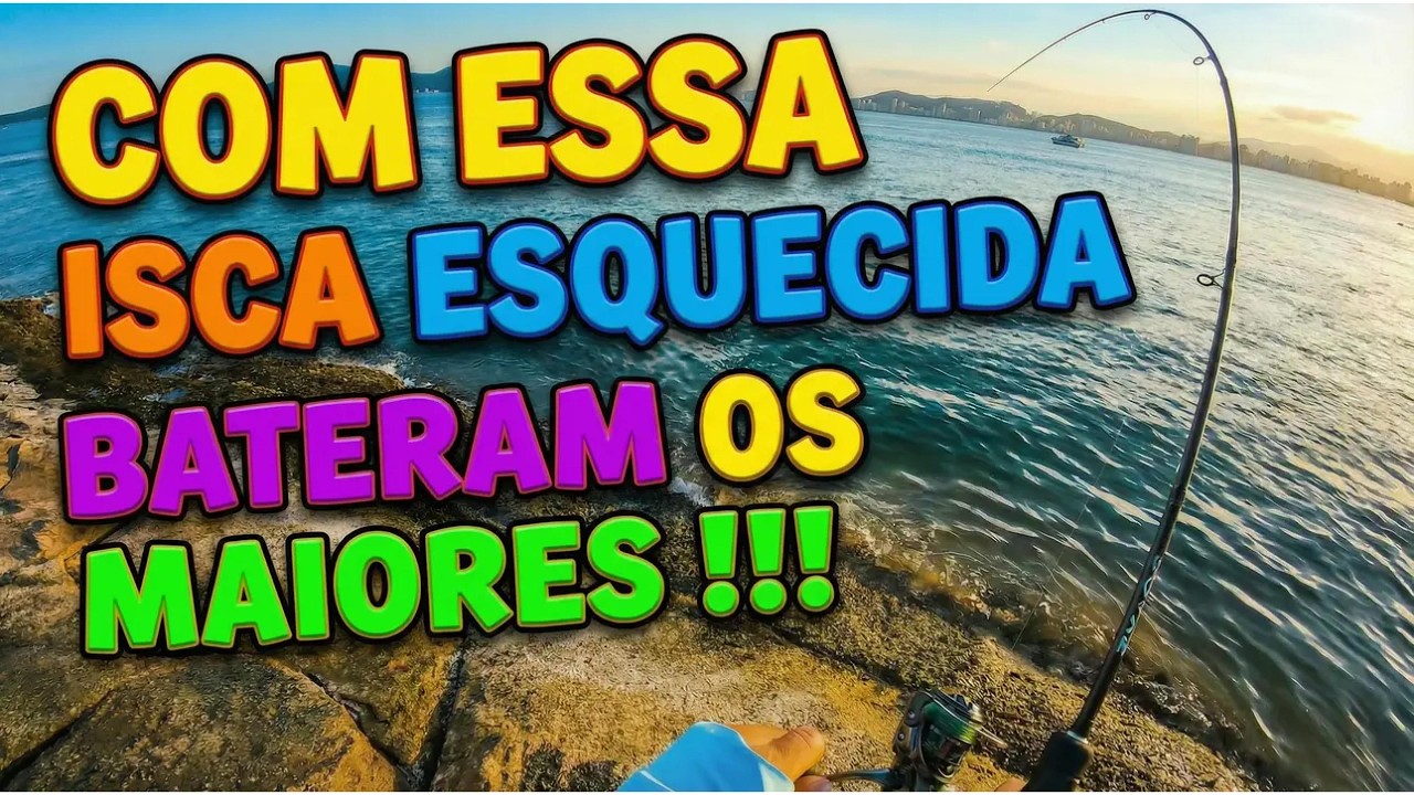 COM ESSA ISCA ESQUECIDA HÁ ANOS PEGUEI OS MAIORES DO DIA !!!