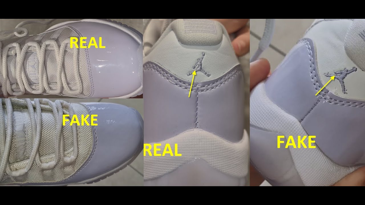 Jordan 11 retro real vs fake. How to spot fake Jordan 11 sneakers