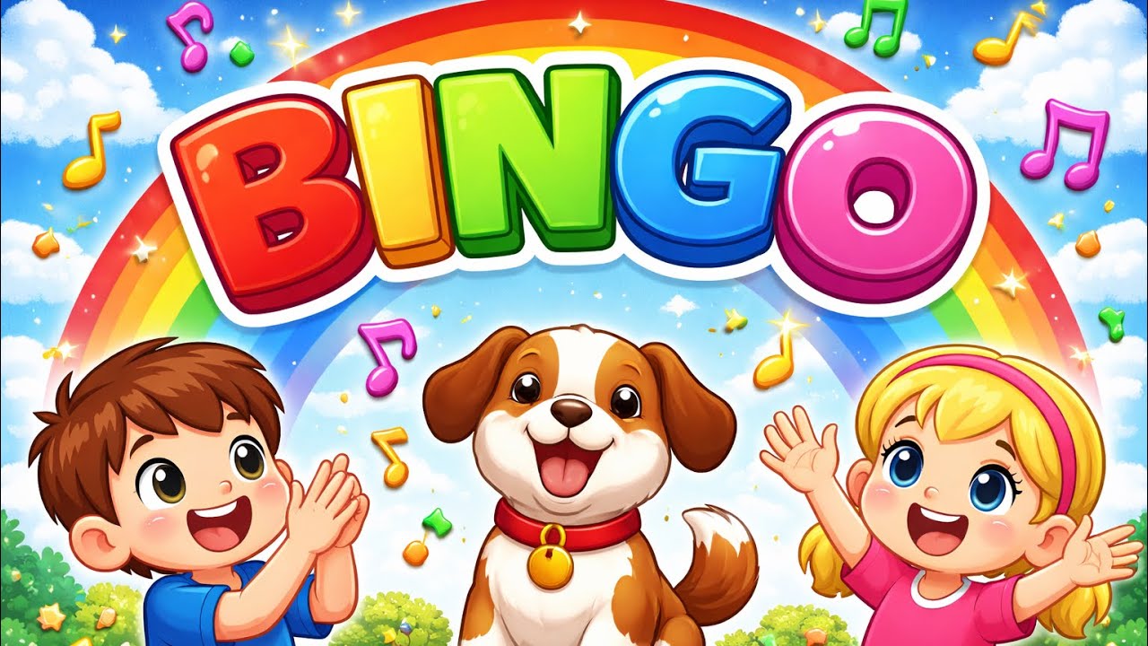 B-I-N-G-O! The Thirsty Dog Song 🐶💦 | Kids Animation