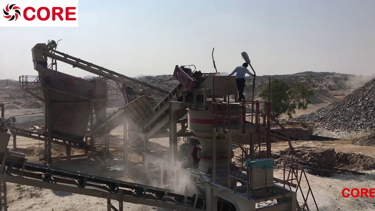 CORE CRUSHTECH 300 TPH JAW CONE CONE PLANT PRODUCING 0-40MM ROAD BASE MATERIAL